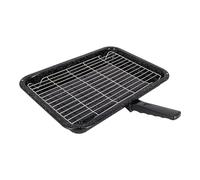 sparefixd Convient pour le grill Indesit - Poêle à four avec poignée - Support de grille de 38 cm x 27,5 cm