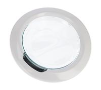 sparefixd Convient pour porte de machine à laver Candy Smart avec poignée blanche et verre complet (vérifier la compatibilité indiquée ci-dessous)