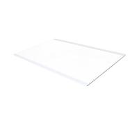 sparefixd Étagère en verre avec bordure blanche pour réfrigérateur Siemens 45,5 x 29,8 cm