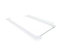 sparefixd Hotpoint Étagère en verre pour réfrigérateur congélateur avec bordure blanche 434 x 292 x 4 mm