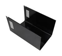 sparefixd Housse de cheminée réglable pour hotte Baumatic Noir