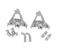 sparefixd Kit de clips de roulement de panier de vaisselle Bosch pour lave-vaisselle Bosch SHV55M03GB79 SHV5