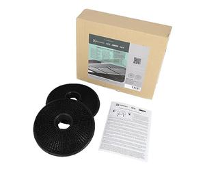 sparefixd Lot de 2 filtres à charbon ronds pour ventilateur Electrolux