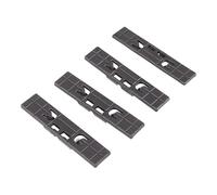 sparefixd Lot de 4 patins de roulement rainurés pour sèche-linge Indesit