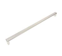 sparefixd Poignée de porte en acier inoxydable chromé argenté pour four encastré Whirlpool