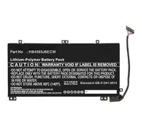 Sparepart: CoreParts Battery for Huawei Notebook, Laptop 41.04Wh Li-Pol 11.4V, HB4593J6ECW, HB4593J6ECW-31 (Laptop 41.04Wh Li-Pol 11.4V 3600mAh)