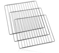 Spares2go Acier inoxydable Largeur réglable étagère pour Smeg four (lot de 1, 2 ou 3 étagères) 3 Shelves