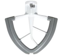 SPARES2GO Batteur à double bord flexible pour KitchenAid 4,3 4,7 4,8 l tête inclinable sur pied mélangeur K45SS KSM8 KSM9 KSM75 KSM100 KSM120