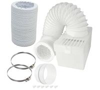Spares2go Boîte de condensation et extra long kit de tuyaux avec bague de connexion pour Bush sèche-linge (10,2 cm/100 mm de diamètre/6 m Tuyau)