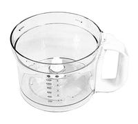 SPARES2GO Bol avec poignée blanche 1,2L compatible avec robot menager Kenwood Multipro Compact FPP210 FPP220 FPP230
