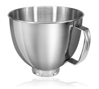 Spares2go Bol pour mixeur KITCHENAID 4.3L K45SBWH Inox Tête inclinable K45 KSM1 KSM9 KSM7