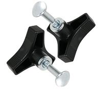 Spares2go Boulon de poignée de tondeuse à gazon compatible avec Honda Bar Pièce de rechange M8 Tête incurvée de 8 mm