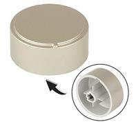 SPARES2GO Bouton de commande argenté pour four/cuisinière Ariston