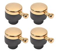 Spares2go Bouton de commande compatible avec cuisinière Rangemaster 90 110 Classic (lot de 4 boutons, doré)