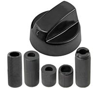 SPARES2GO Bouton de commande compatible avec Tower la friteuse à air (lot de 1, noir)