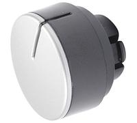 Spares2go Bouton de commande pour machine à laver/sèche-linge Hotpoint Aqualtis Argenté/noir