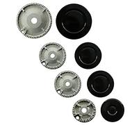 SPARES2GO Brûleur À Gaz Crown & Bouchon De Flamme compatible avec Lamona Plaque Four Cuisinière Table de cuisson (Petit, 2 Moyen & Grand)
