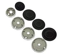 Spares2go Brûleur de cuisinière à gaz Crown et douille pour four à flavel (petit, moyen x 2, grand)