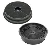 SPARES2GO Carbone Filtres d'aération à Charbon compatible avec CDA Cuisinière Hotte Aspirante (Lot de 2)