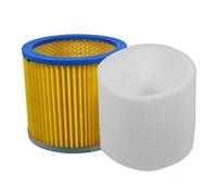 SPARES2GO Cartouche filtrante pour aspirateur + manchon en mousse compatible avec Titan TTB350, TTB351VAC et TTB430VAC