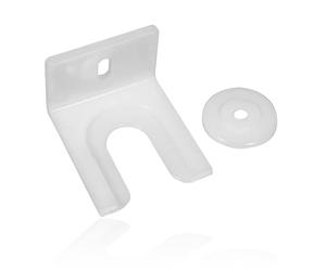 SPARES2GO Clip de porte de réfrigérateur/congélateur intégré compatible avec support de fixation Electrolux intégré