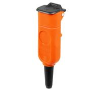 Spares2go Connecteur recâblé pour Flymo Vision Compact 330 350 380 Plus Turbo GM380 H3000 H4000 Câble secteur (2 cœurs, femelle)
