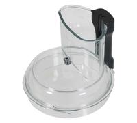 SPARES2GO Couvercle de rechange compatible avec robot de cuisine Magimix CS4200XL CS5200XL (transparent avec poignée noire)