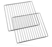 SPARES2GO Étagère de réfrigérateur universelle réglable pour congélateur en chrome plaqué (Pack de 2)