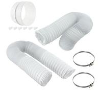 Spares2go Extra long kit de tuyaux avec bague de connexion pour Amica sèche-linge (10,2 cm/100 mm de diamètre/4 + Tuyau de 6 m)