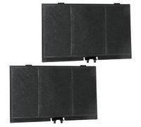 SPARES2GO Filtre à charbon pour hotte Bosch DFM063W50 DFM064W50 DSZ4551 11008080 (lot de 2 filtres)