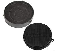SPARES2GO Filtres à charbon compatibles avec les hottes aspirantes Falmec (170 mm, lot de 2)