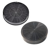 SPARES2GO Filtres Anti-odeur et Charbon compatible avec Rangemaster Hotte D'aération (200 x 28 mm - Lot de 2)