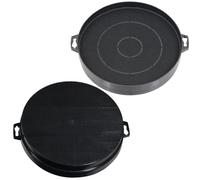 SPARES2GO Filtres d'évacuation de charbon de bois de type S1 pour hotte Baumatic (paquet de 2, 210 x 32 mm)