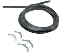 Spares2go Joint de porte universel en caoutchouc à 4 côtés pour four et cuisinière (196 cm et clips coins arrondis)