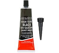 SPARES2GO Joint d'étanchéité haute température en silicone résistant à la chaleur pour porte de four en verre (noir)