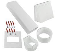 Spares2go Kit de capot de ventilation externe en PVC pour sèche-linge CDA (Blanc)