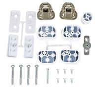 SPARES2GO Kit de fixation de charnière de porte intégré pour machine à laver Russell Hobbs RHBI7140WM1 RHBI75140WD1 RHBI8140WM1
