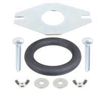 Spares2go Kit de fixation universel pour réservoir de toilettes avec plaque métallique plate (3,8 cm)