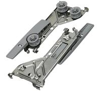 SPARES2GO Kit de réglage de rail de panier avec roulettes compatible lave-vaisselle Siemens