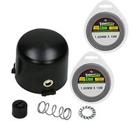 Spares2go Kit de support de tête de bobine + 2 lignes compatibles avec la tondeuse Black & Decker