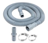 SPARES2GO Kit d'extension de tuyau de vidange 2 m pour machine à laver et lave-vaisselle (extrémités 19 mm/28 mm)
