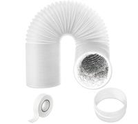 SPARES2GO Kit d'extension de tuyau d'évacuation en PVC compatible avec De'Longhi les climatiseurs (3 m, 5 pouces)