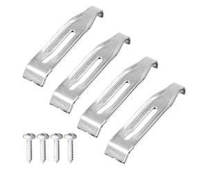 Spares2go Kit d'installation de Support de Fixation compatible avec Smeg Table de Cuisson 698290402 (Acier Inoxydable)
