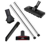 SPARES2GO Kit d'outils de tige d'extension chromé pour aspirateurs Numatic Henry Hetty (embouts de buse de 32 mm de diamètre)