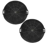 SPARES2GO KITFC155 Lot de 2 filtres à charbon pour hotte SMEG