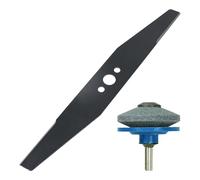 Spares2go Lame compatible avec tondeuse Flymo Easi Glide Hover Compact 300 (30 cm) + aiguiseur