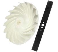 Spares2go Lame métal pour tondeuse Qualcast MEH1836 (36cm) + turbine