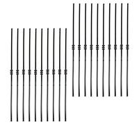 Spares2go Ligne de déchiquetage compatible avec aspirateur de jardin Flymo (20 lignes de coupe x 20)