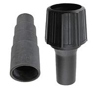 Spares2go Lot de 2 adaptateurs de réducteur de poussière avec port d'extraction de poussière Compatible avec ponceuse Makita 30 mm 32 mm 35 mm 38 mm