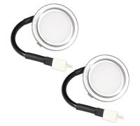 SPARES2GO Lot de 2 ampoules LED pour hotte aspirante Candy CBG CCE CGM Argenté 68 mm G4